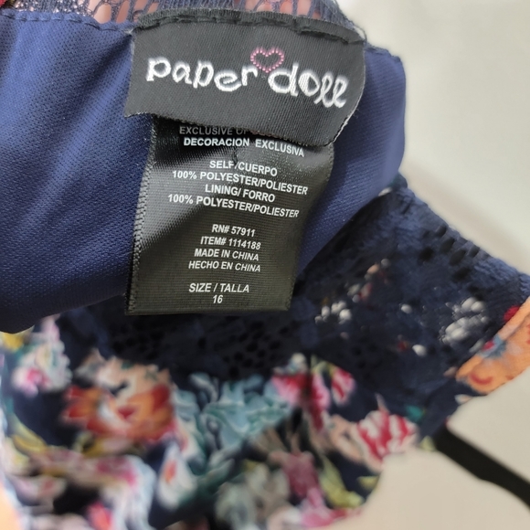 Paper Doll Girl's Romper - Picture 7 of 8